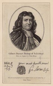 Gilbert Burnet, évêque de Salisbury - English School