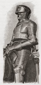 Armure dorée offerte à Charles Ier par la ville de Londres, tirée de 