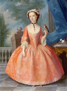 Fille en rose, vers 1740 - English School