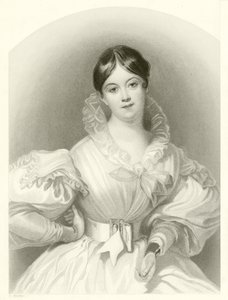 Fille en robe blanche - English School