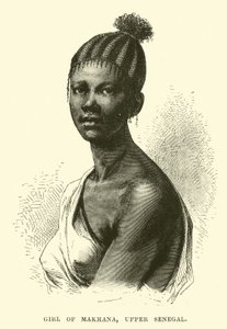 Fille de Makhana, Haut-Sénégal - English School