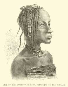 Fille des environs de Sego, appartenant aux Foulahs - English School