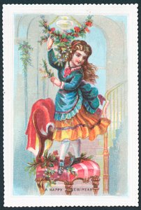 Fille debout sur une chaise - English School