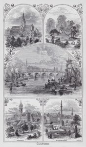 Glasgow (gravure) - English School