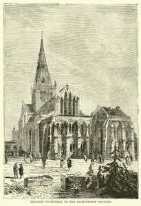 Cathédrale de Glasgow au XVIIIe siècle - English School