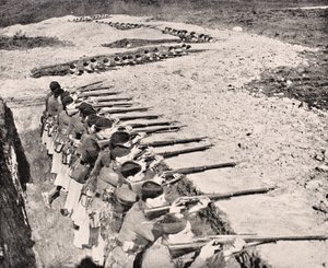 Highlanders de Glasgow dans les tranchées, 1915, de 