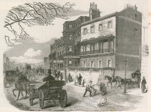 Gloucester House, Piccadilly, Londres, la résidence de la défunte duchesse de Gloucester - English School