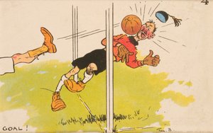 But!, carte postale montée - English School