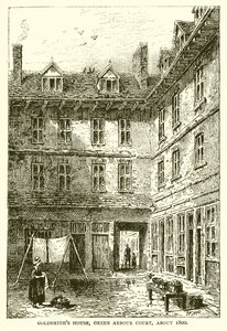 Maison de Goldsmith, Green Arbour Court, vers 1800 - English School