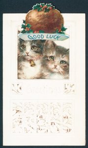 Bonne chance - carte de vœux de Noël - English School