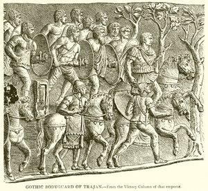 Garde du corps gothique de Trajan - English School