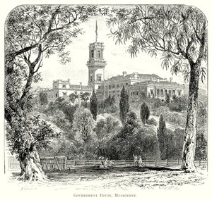 Government House, Melbourne (gravure)