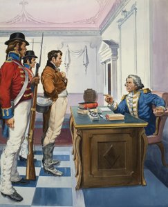Le Gouverneur Bligh de Nouvelle-Galles du Sud arrêtant John Macarthur