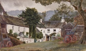Grange over Sands : ?Ferme de Wilson, Lindale, 1875 - English School
