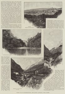 Grasse et ses environs, la résidence de la reine, près de Cannes (gravure) - English School
