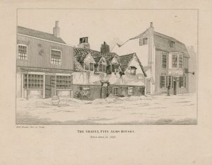 Gravel Pit Alms Houses, Notting Hill Gate, Londres