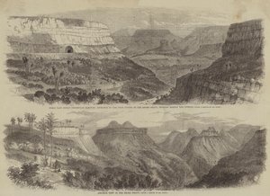Grande ligne de chemin de fer de la péninsule indienne (gravure) - English School