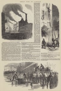 Grand incendie à Lambeth - English School