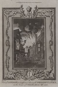 Grand incendie de Londres, 1666 - English School