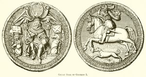 Grand sceau de Charles I - English School