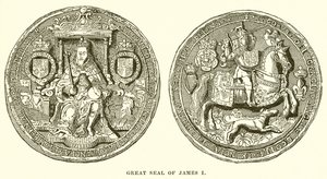 Grand sceau de Jacques I - English School