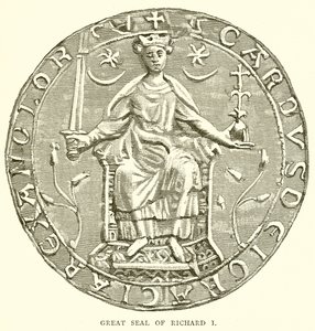 Grand sceau de Richard Ier - English School
