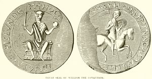 Grand sceau de Guillaume le Conquérant - English School