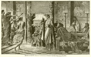 Banquet grec. Réception de Socrate chez Agathon - English School