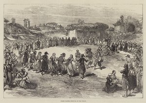 Festival de Pâques grec dans la Troade (gravure) - English School