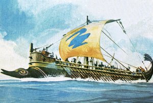 Navires de guerre grecs - English School