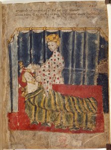 Femme du Chevalier Vert et Gauvain, illustration de 