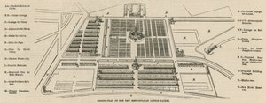 Plan du nouveau Marché aux Bestiaux Métropolitain, Copenhagen Fields