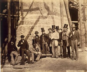 Groupe de contremaîtres, 1862