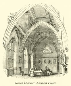 Chambre de garde, palais de Lambeth - English School