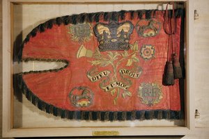 Guidon des 21e Dragons Légers du Marquis de Granby, vers 1760