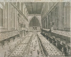 Guildhall, Gentlemans Magazine, 1761 - English School