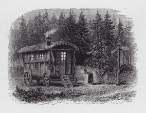 Caravane de gitans (gravure) - English School