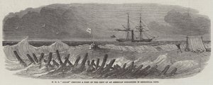 HMS "Alban" sauvant une partie de l