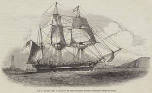 HMS "Plover," envoyé à la recherche de l
