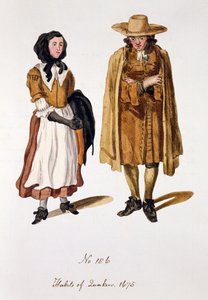 Habits des Quakers, 1675 - English School