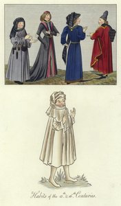 Habits des 15ème et 16ème siècles - English School