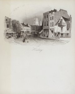 Hackney (gravure) - English School