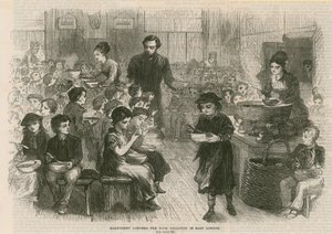 Dîners à un demi-penny pour les enfants pauvres de l