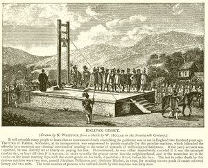 Gibet de Halifax - English School