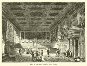 Salle du Grand Conseil, Palais des Doges - English School