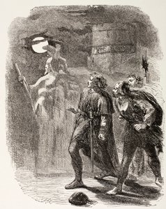 Hamlet, Horatio et Marcellus voient le fantôme, de 