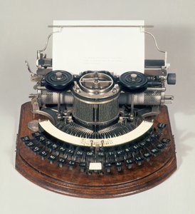 Machine à écrire Hammond, avec le clavier idéal, vers 1895