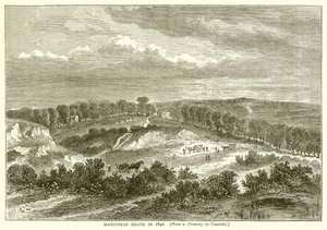 Hampstead Heath en 1840 - English School