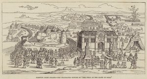 Palais de Hampton Court, la célèbre peinture de "Le Champ du Drap d