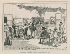 Accrochage de tableaux à l